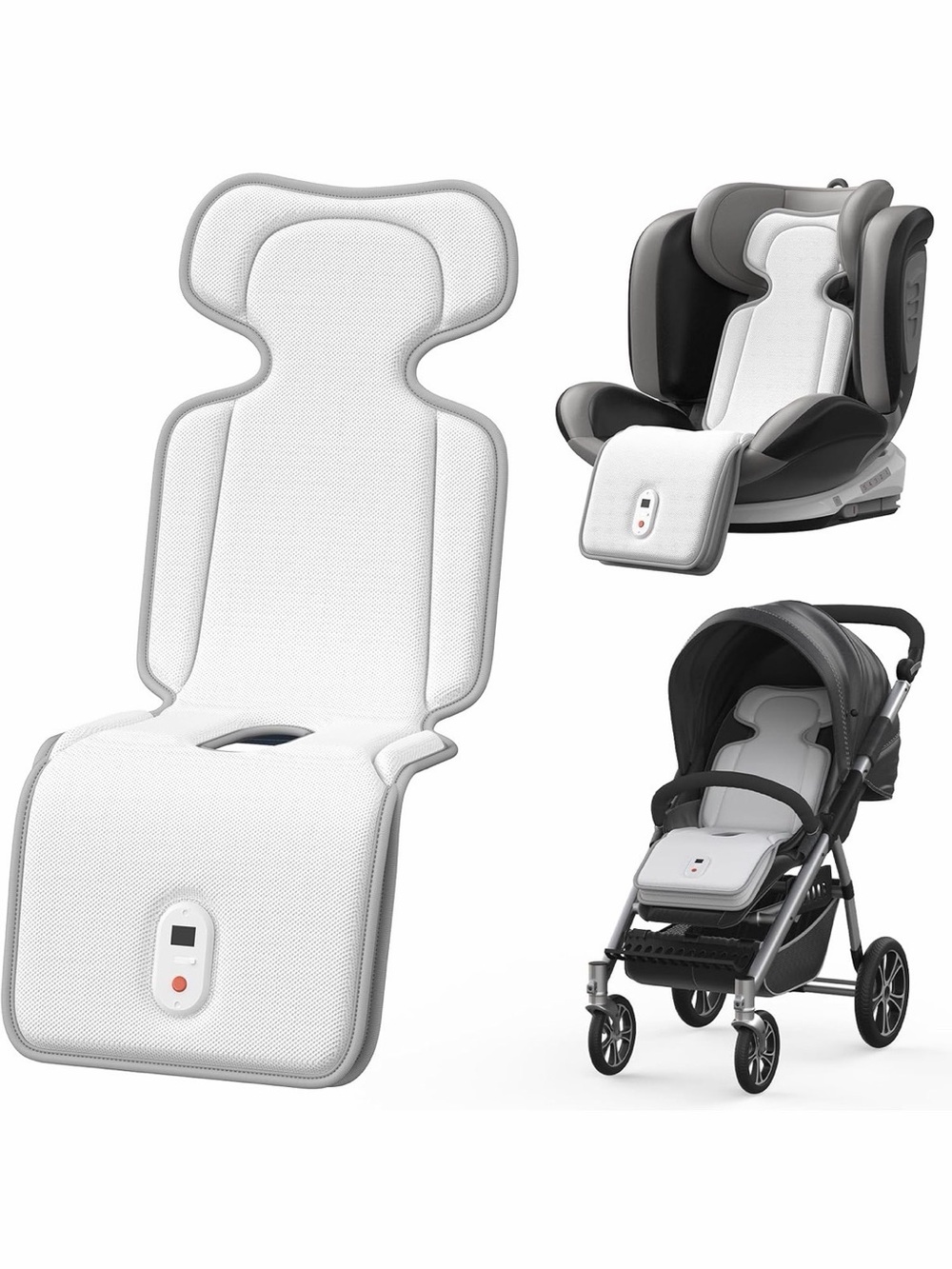 AMACOOL Baby 👶🏻Stroller Cooling Pad 3D Breathable💨Carseat Cooling🧊Pad